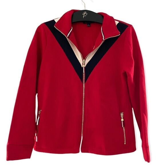 Tommy Hilfiger women’s zip up sweater size medium - Picture 1 of 7